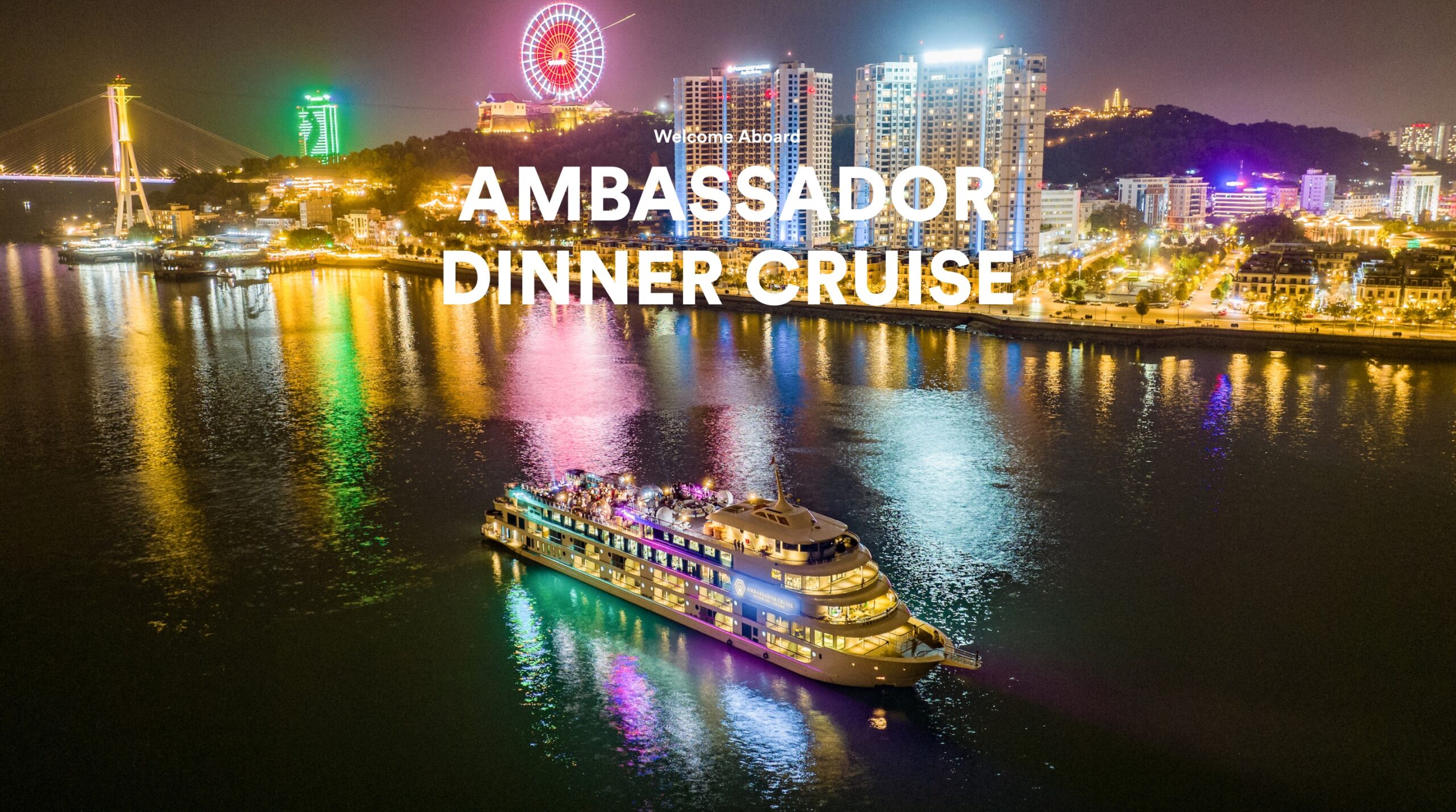 VIE Ambassador Dinner Cruise Itinerary